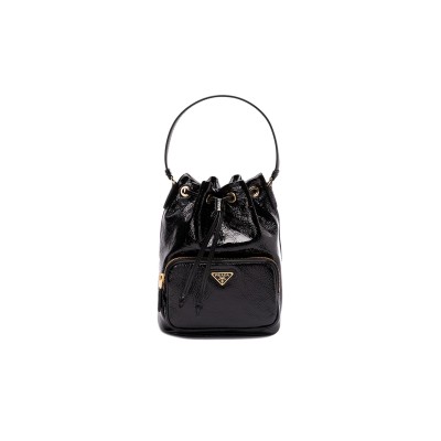 PRADA DUET NAPLAK LEATHER BAG 1BH038 (23*18*12cm)